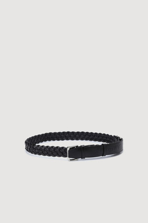 Leather Webbing Belt (black)