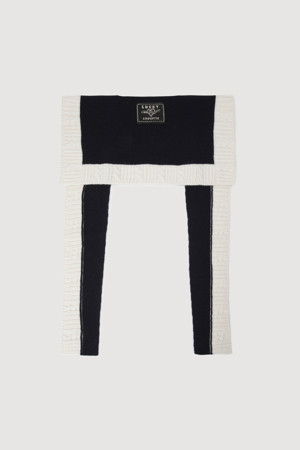 Sailor-Type Knit Muffler (dark navy)