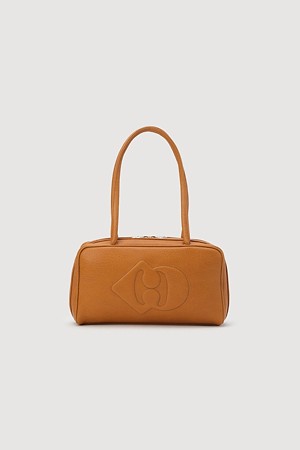 Emblem Embroidery Point Tote Bag (mustard)