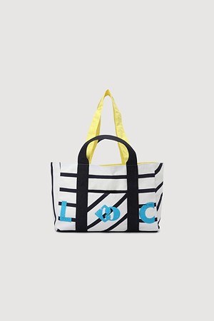 Stripe Big Tote Bag (multi color)