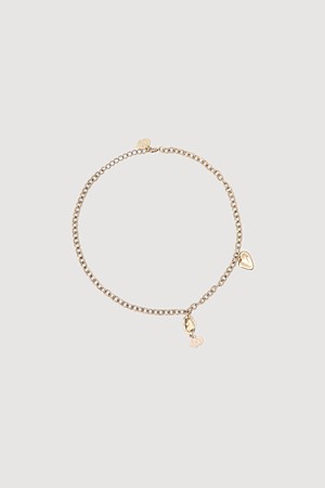 Heart Pendant Chain Necklace (gold)