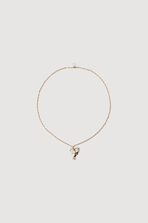Heart Pendant Chain Necklace (gold)