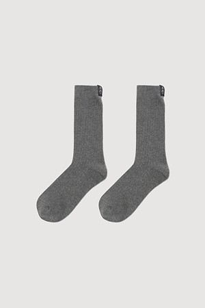Basic Ribbed Socks (grey)