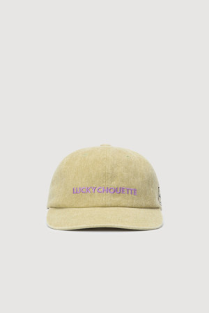 Embroidery Point Washing Ball Cap (yellow)