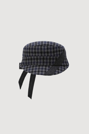 Ribbon Point Denim Hunting Cap (multi color)