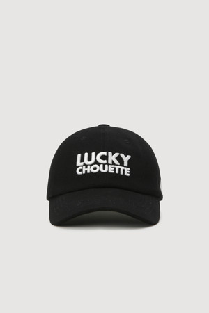 [Re-Order] Lettering Embroidery Ball Cap (black)