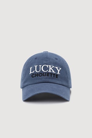 Lettering Point Dying Ball Cap (blue)