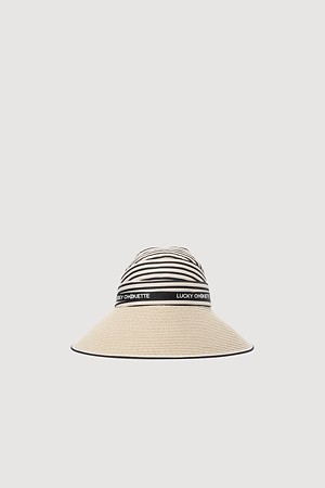 Lettering Point Stripe Suncap (multi color)