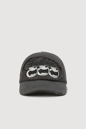 [FELIX X LUCKY CHOUETTE] Felix Printing Ball Cap (grey)