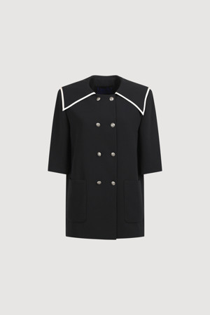 Sailor Collar Double Jacket