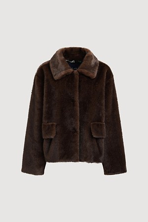 Fake Fur Half Coat