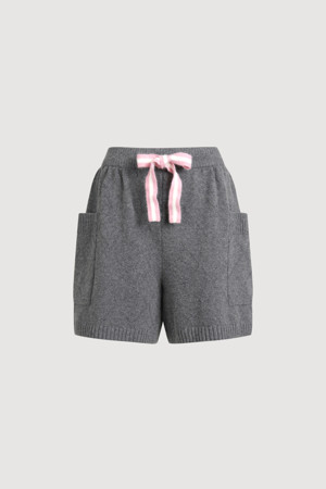 Jacquard Banding Knit Shorts