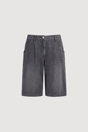 Washing Bermuda Denim Pants