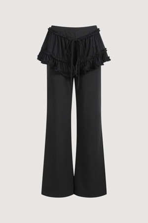 2way Layered Slim Pants