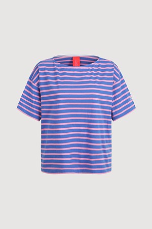 Stripe Short Sleeve T-Shirt (blue)