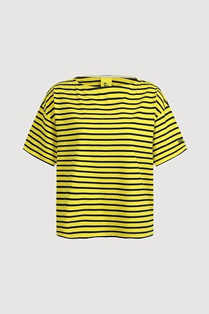 Stripe Short Sleeve T-Shirt (yellow)