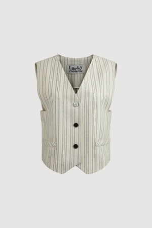 Stripe Wool Vest