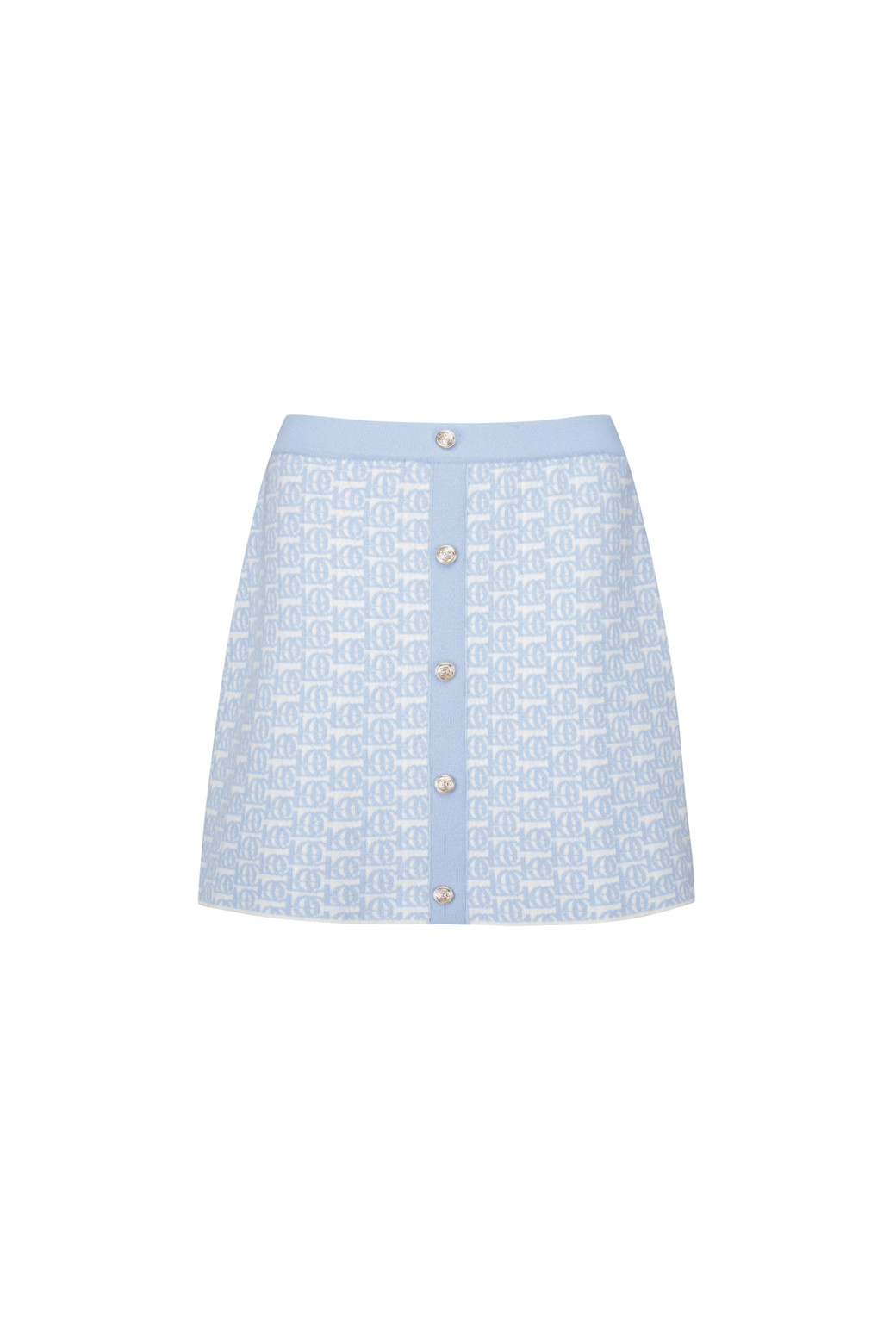 LE CASHMERE - 미니스커트 - Logo Jacquard Skirt
