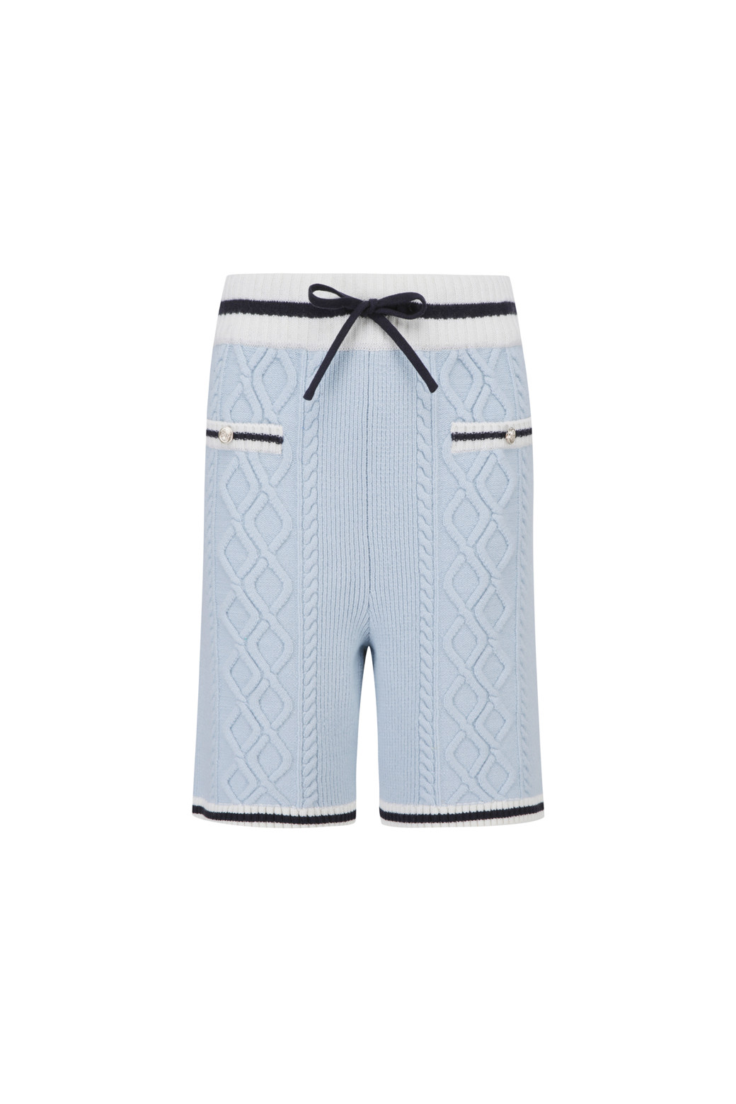 LE CASHMERE - 쇼트팬츠 - Cable Shorts