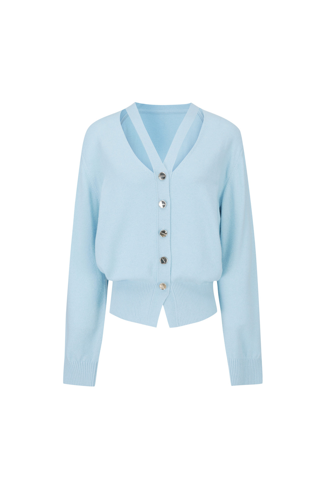 LE CASHMERE - 가디건 - Cut-out Cardigan