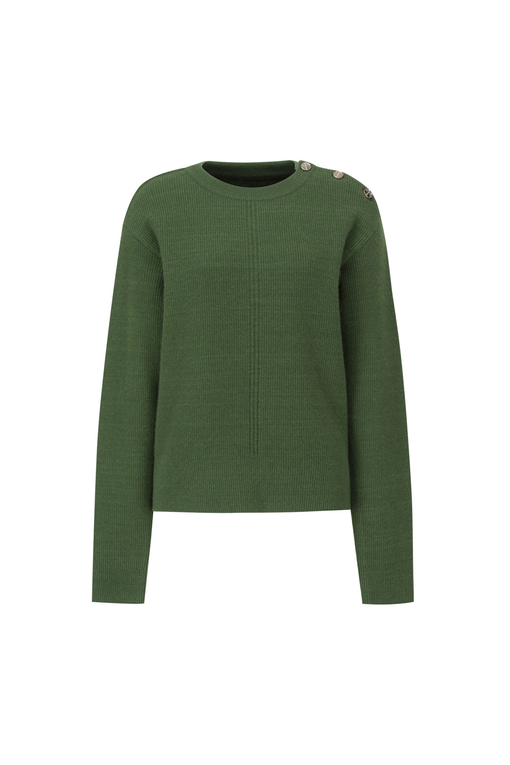 LE CASHMERE - 스웨터 - Line Sweater with Buttons