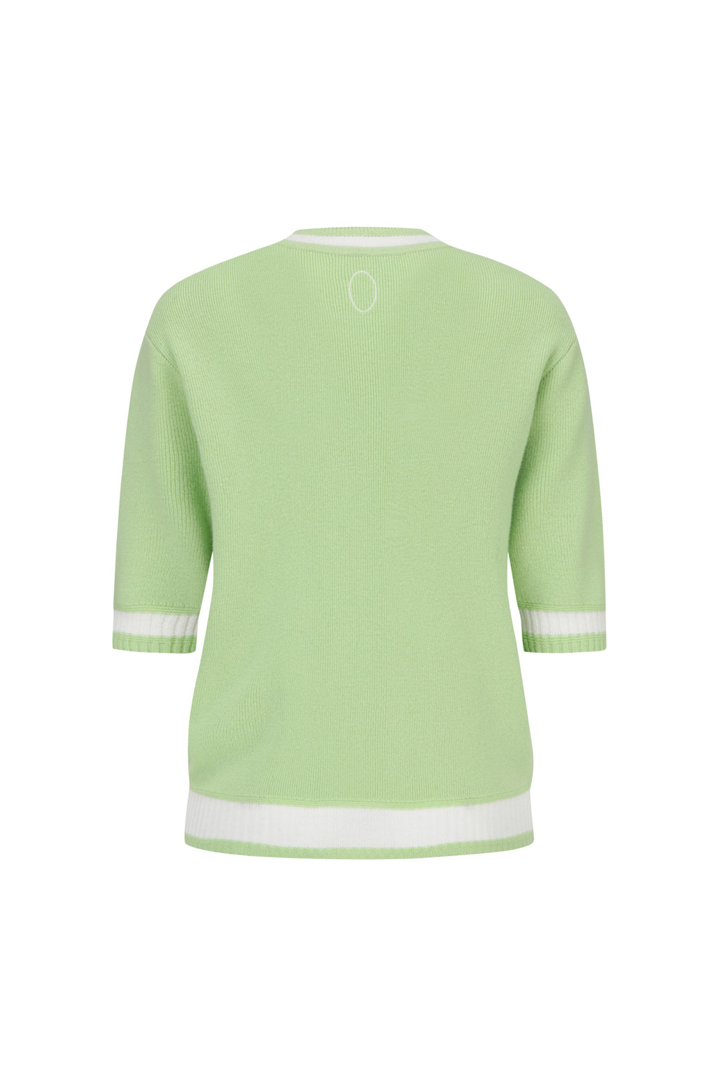 LE CASHMERE - 스웨터 - Circle Short Sleeve Sweater