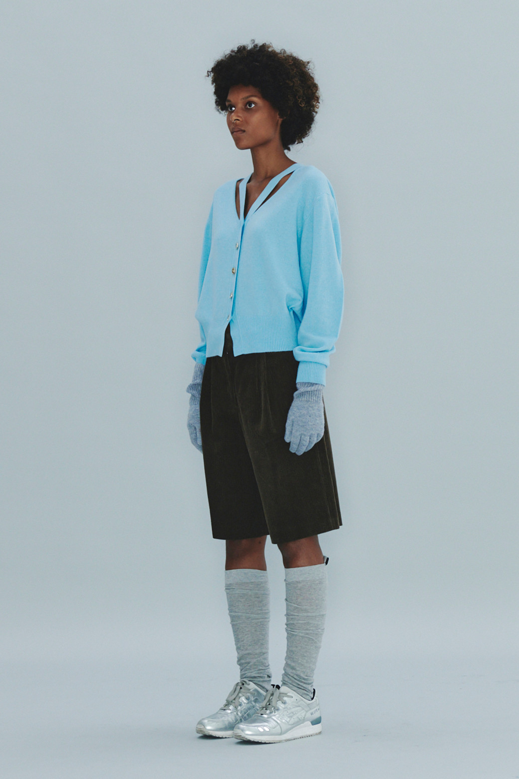 LE CASHMERE - 가디건 - Cut-out Cardigan