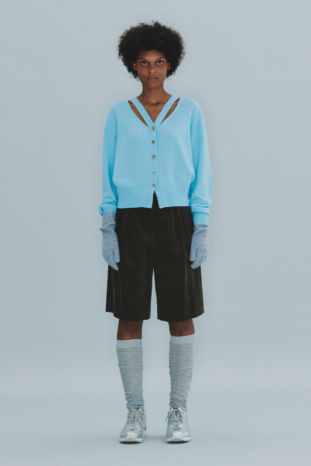 LE CASHMERE - 가디건 - Cut-out Cardigan