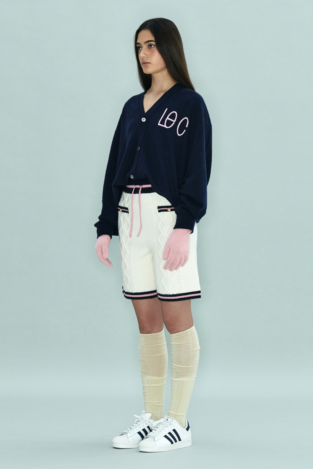 LE CASHMERE - 가디건 - LE C Cardigan