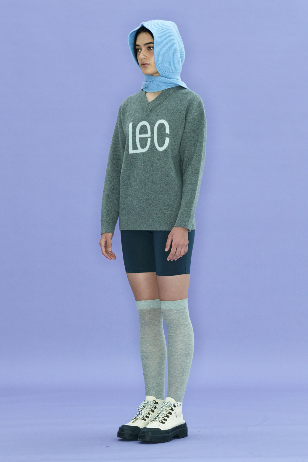 LE CASHMERE - 스웨터 - LE C V-neck Sweater