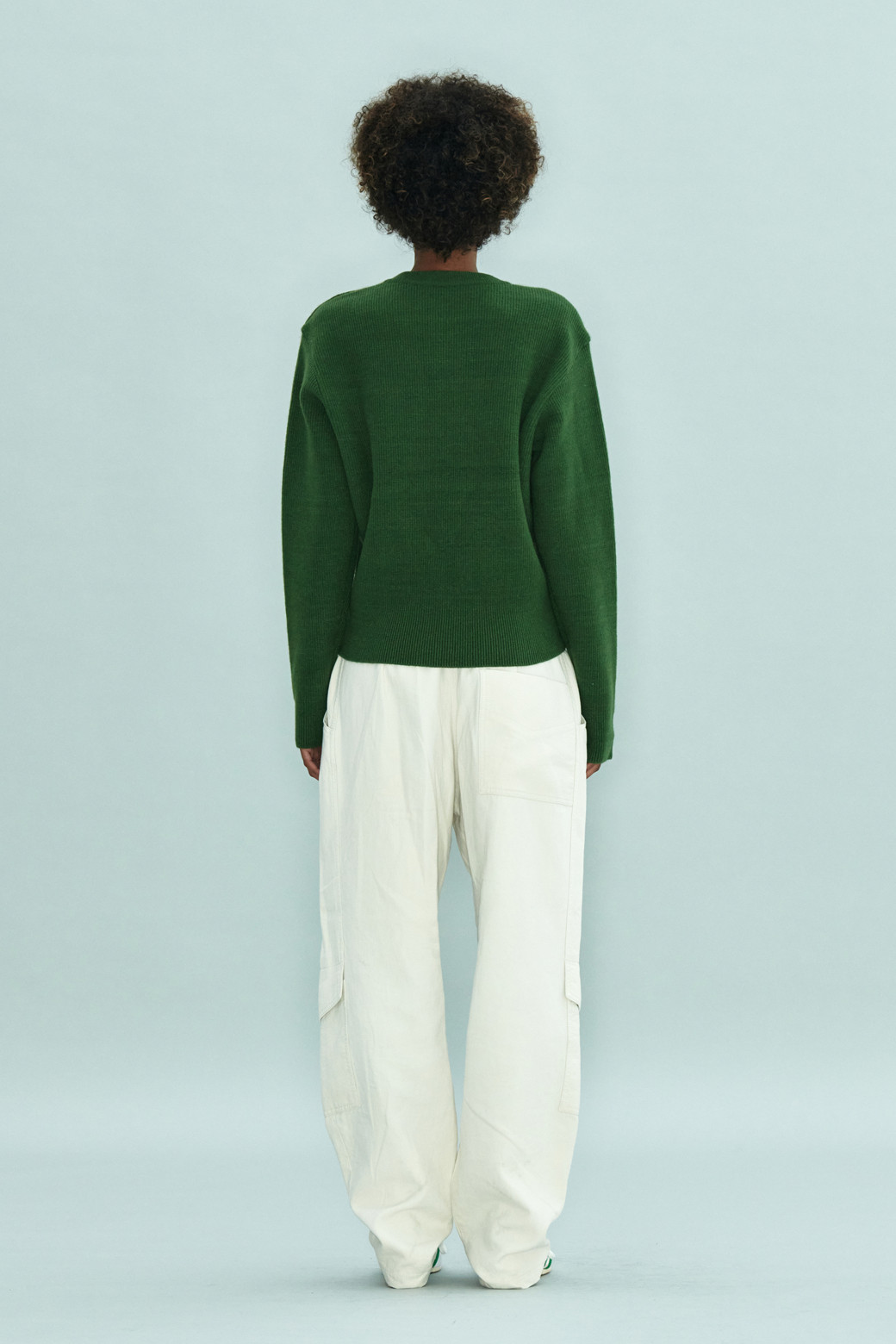 LE CASHMERE - 스웨터 - Line Sweater with Buttons
