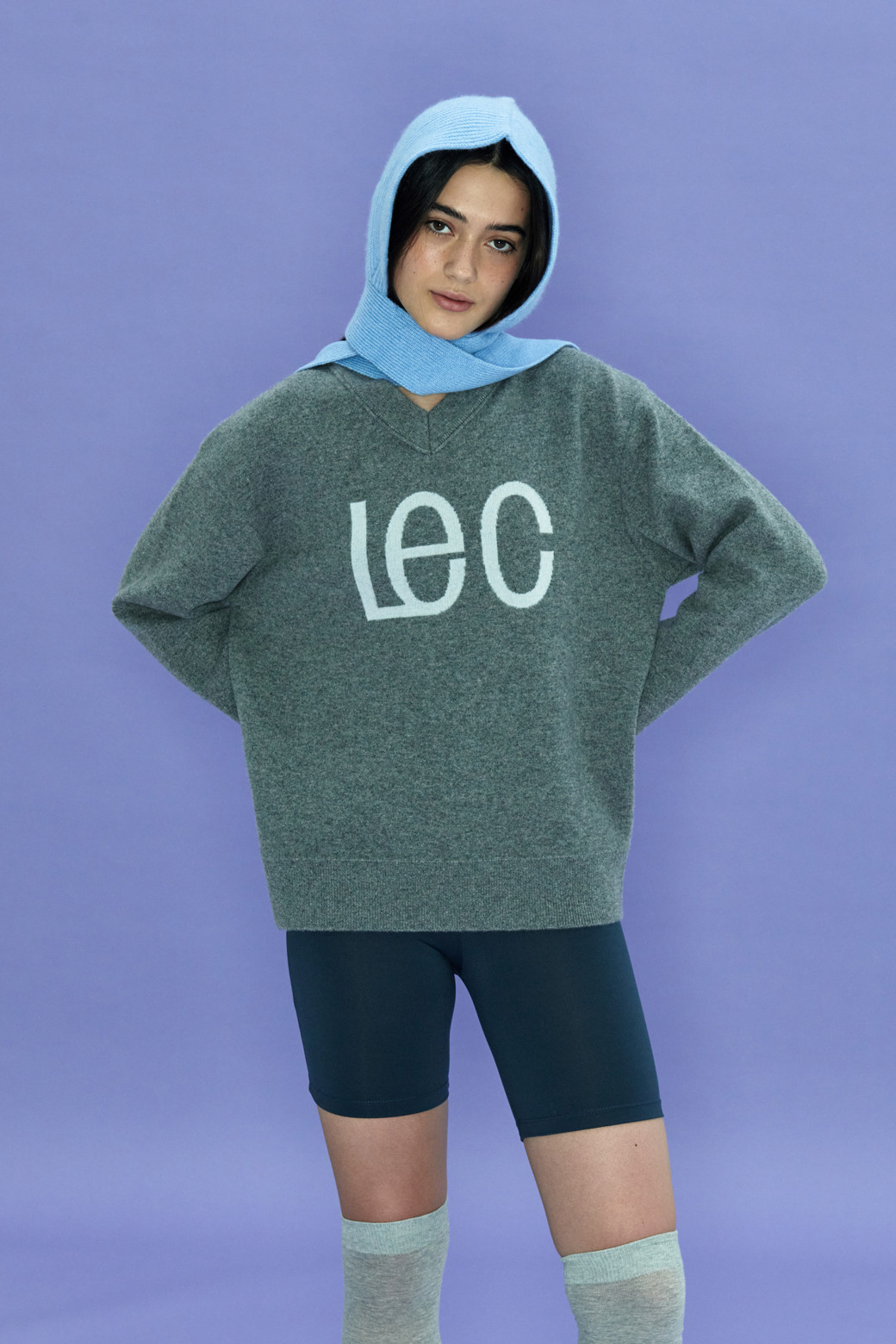 LE CASHMERE - 스웨터 - LE C V-neck Sweater