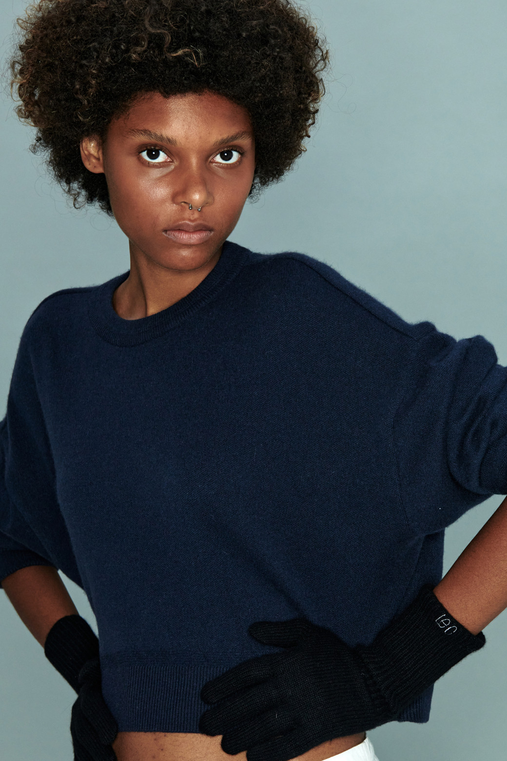 LE CASHMERE - 스웨터 - Cropped Sweater
