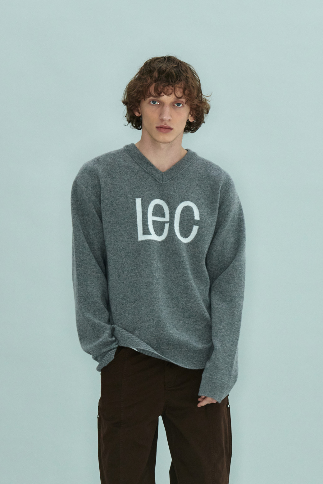 LE CASHMERE - 스웨터 - LE C V-neck Sweater
