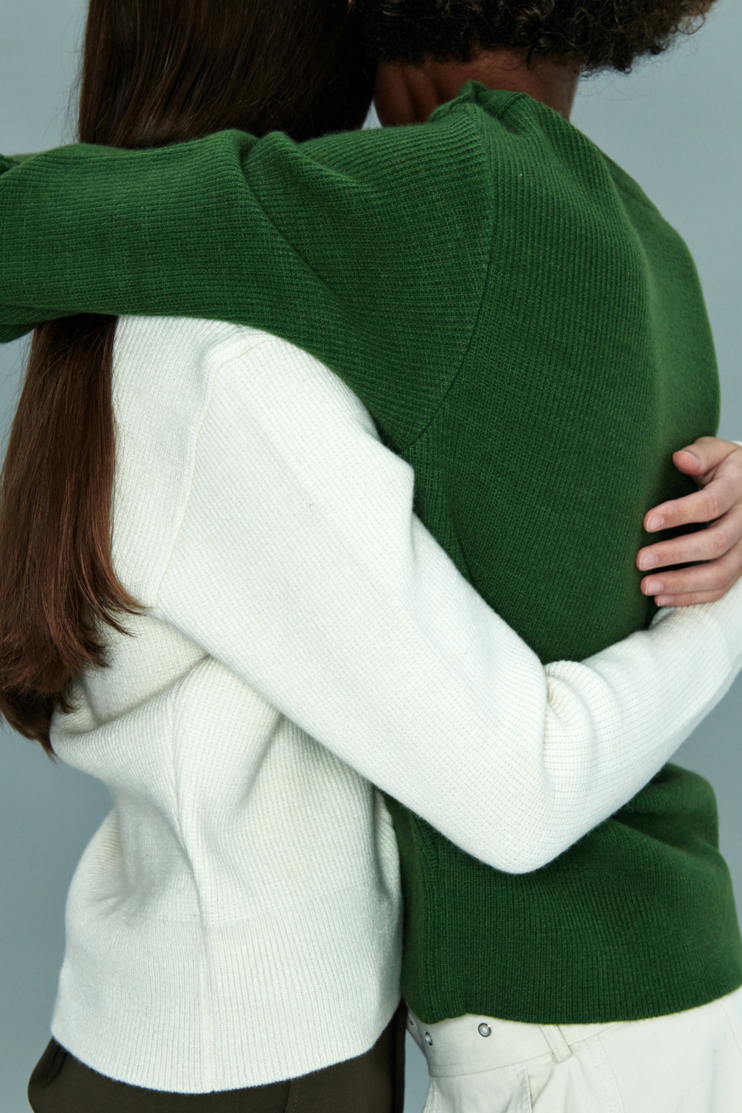 LE CASHMERE - 스웨터 - Line Sweater with Buttons