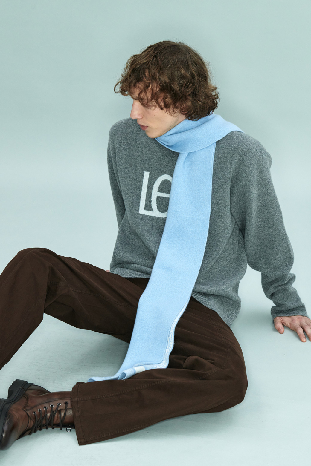 LE CASHMERE - 스웨터 - LE C V-neck Sweater