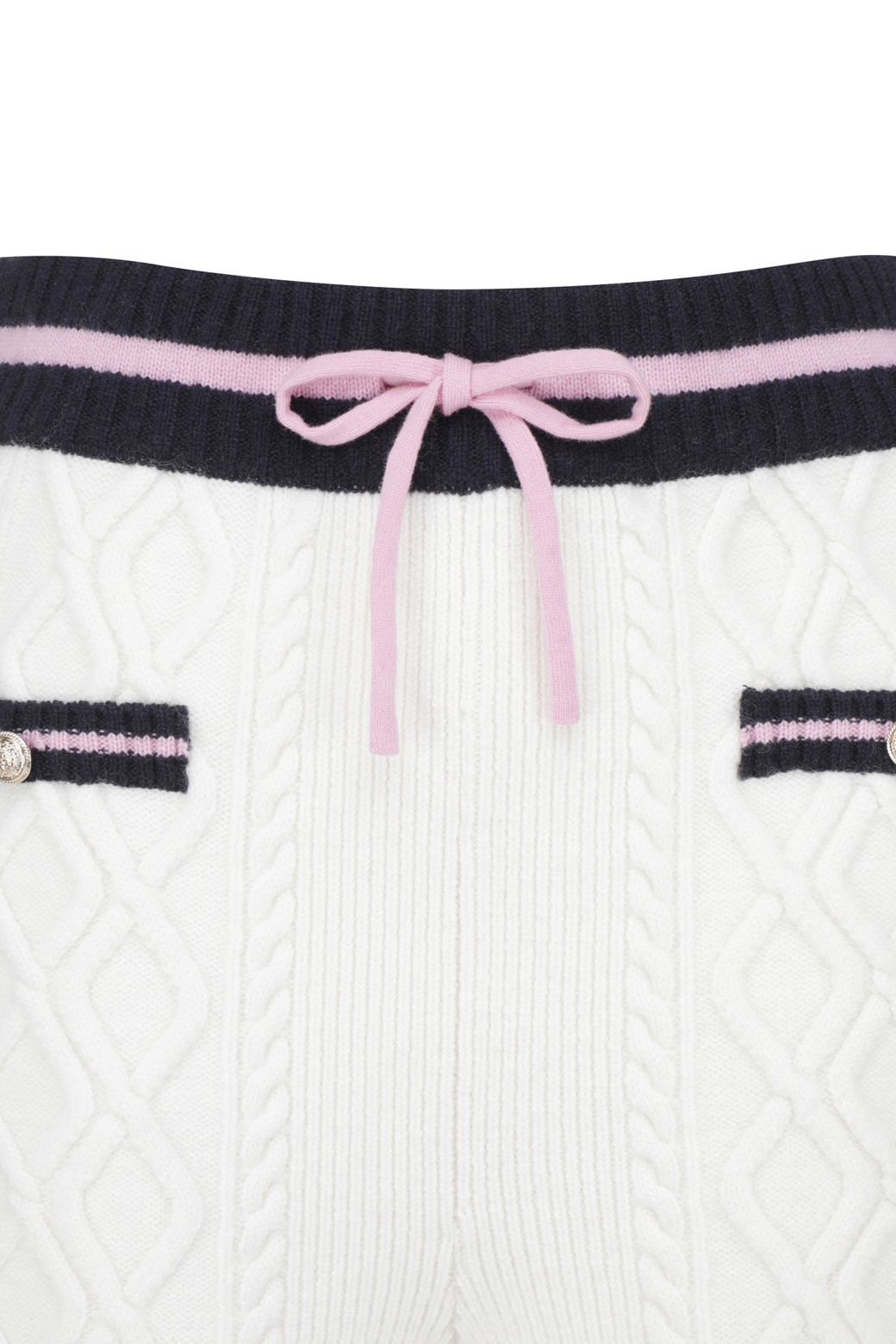 LE CASHMERE - 쇼트팬츠 - Cable Shorts