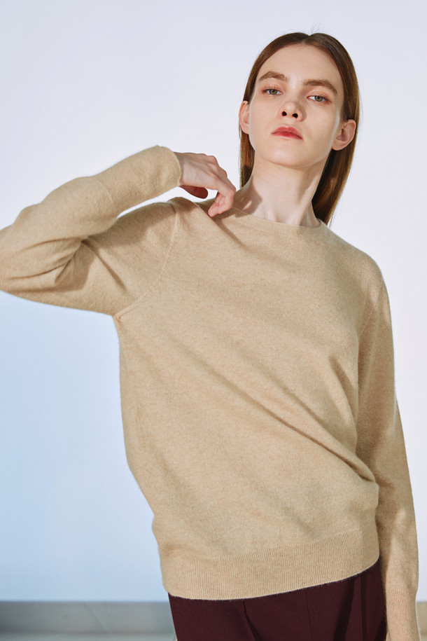 LE CASHMERE - 스웨터 - WOMAN ROUND PULLOVER