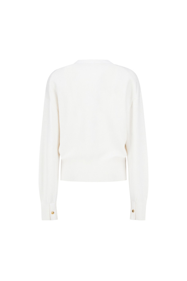 LE CASHMERE - 스웨터 - Side Button Sweater