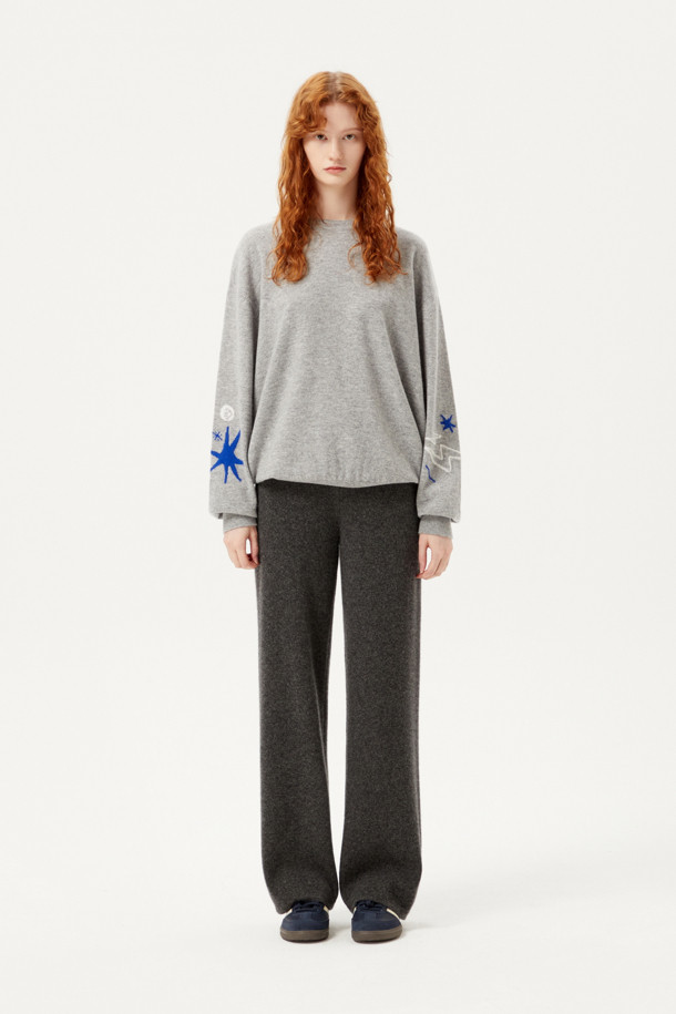 LE CASHMERE - 스웨터 - Schmere Pattern Sweater 