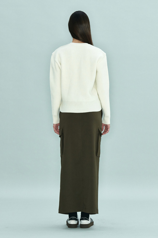 LE CASHMERE - 스웨터 - Line Sweater with Buttons