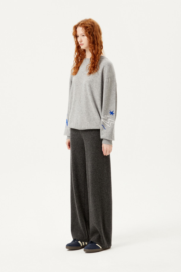 LE CASHMERE - 스웨터 - Schmere Pattern Sweater 