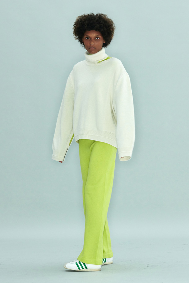 LE CASHMERE - 롱/미디팬츠 - Soft Straight Pants