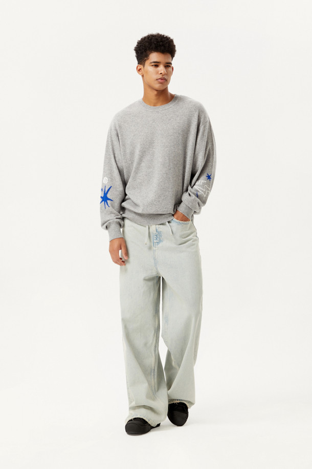 LE CASHMERE - 스웨터 - Schmere Pattern Sweater 