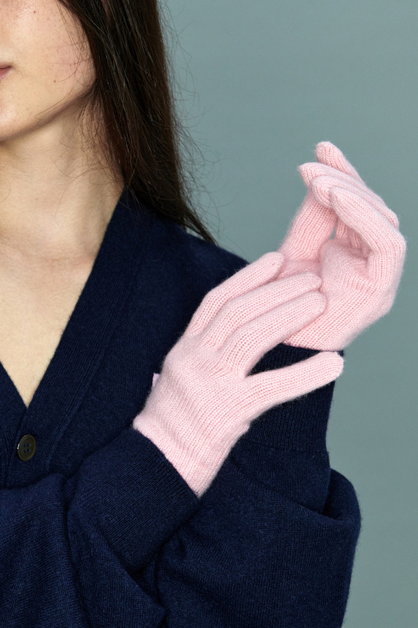 LE CASHMERE - 장갑 - Ribbed Gloves