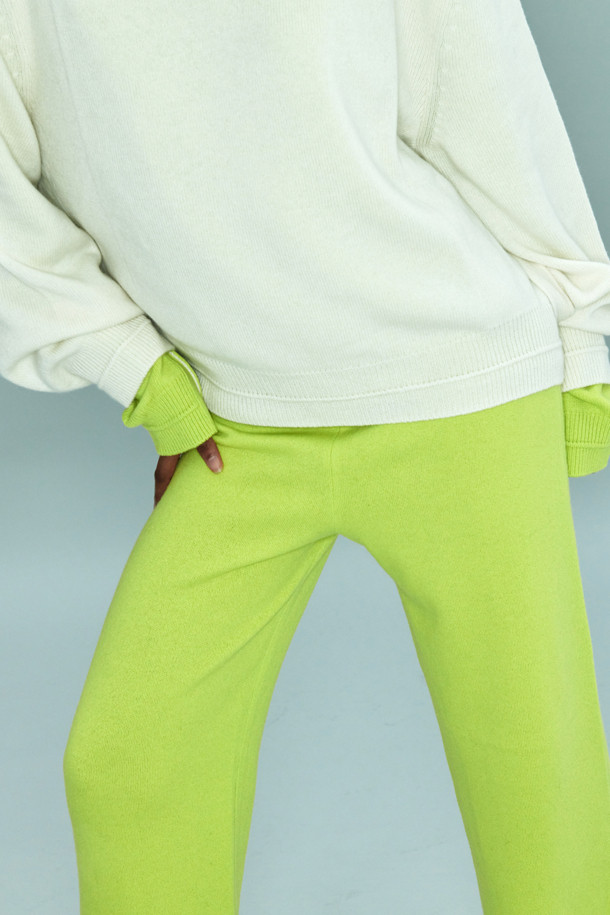 LE CASHMERE - 롱/미디팬츠 - Soft Straight Pants