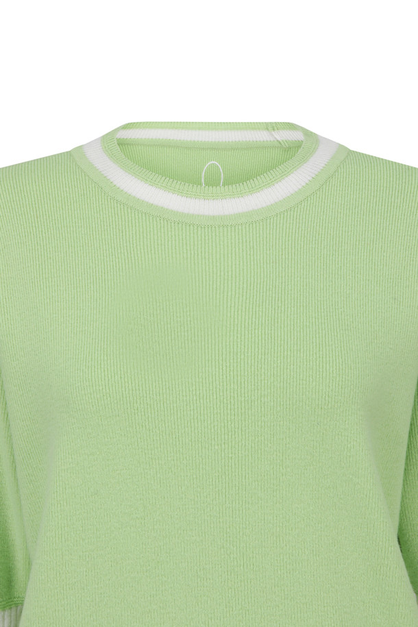 LE CASHMERE - 스웨터 - Circle Short Sleeve Sweater