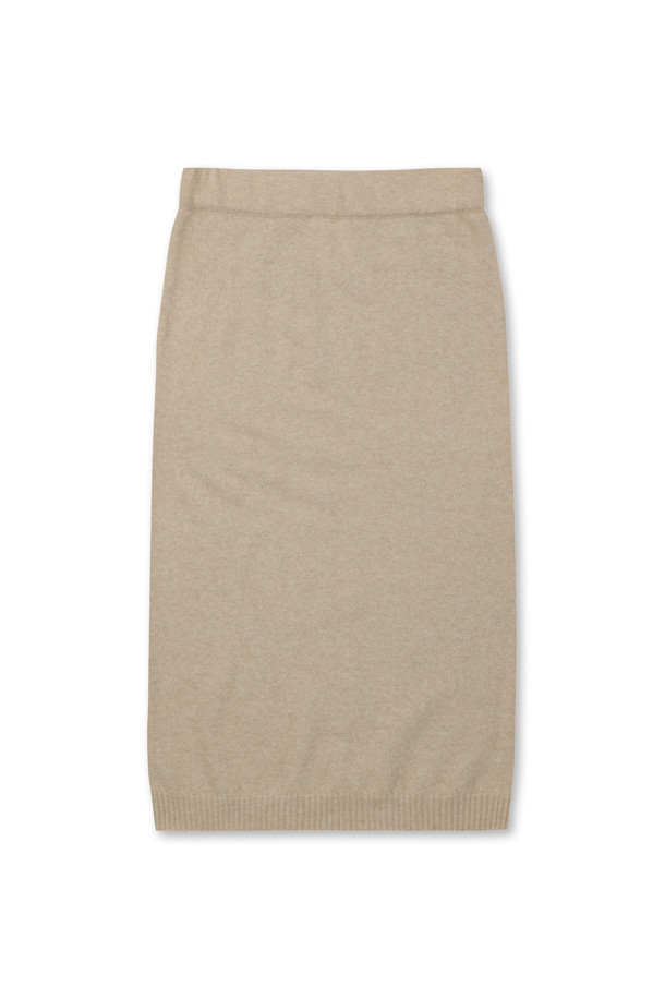 LE CASHMERE - 미디스커트 - CASHMERE BASIC SKIRT