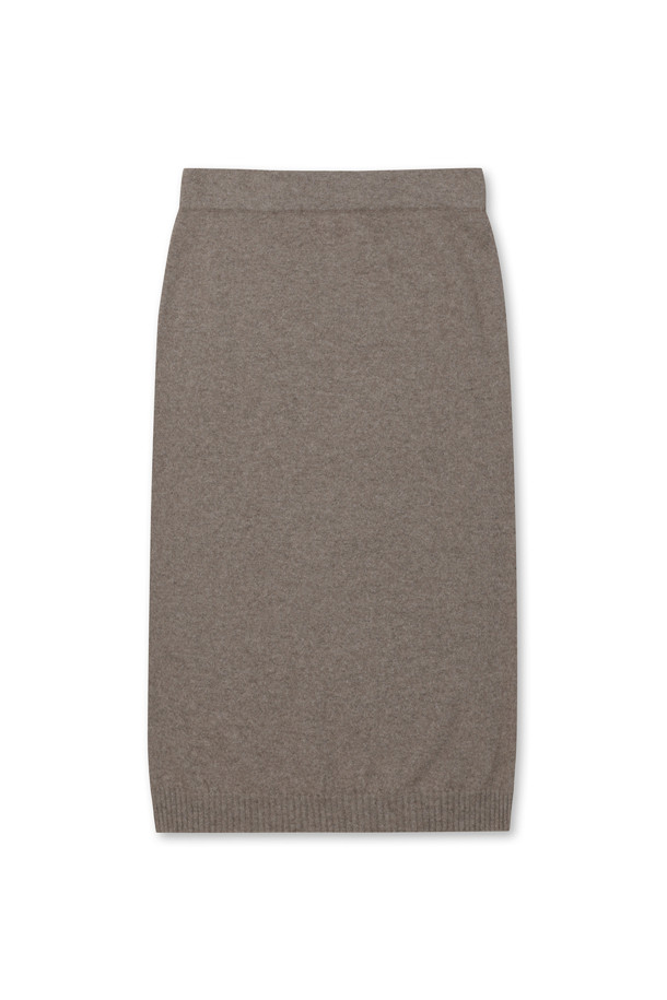 LE CASHMERE - 미디스커트 - CASHMERE BASIC SKIRT