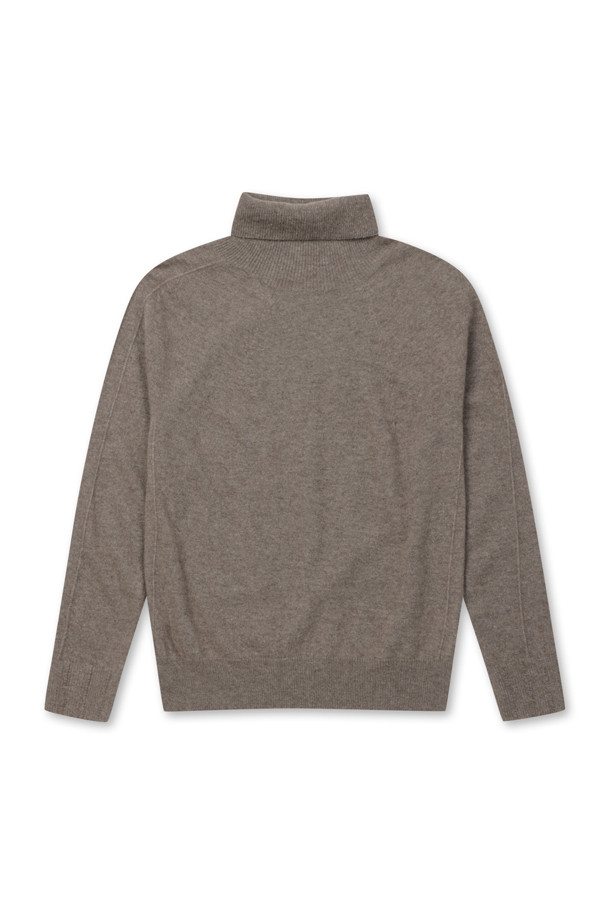 LE CASHMERE - 스웨터 - Woman Turtleneck (Brown)